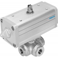 Кран с приводом Festo VZBA-1-GGG-63-32T-F0405-V4V4T-PP30-R-90-C 1915076
